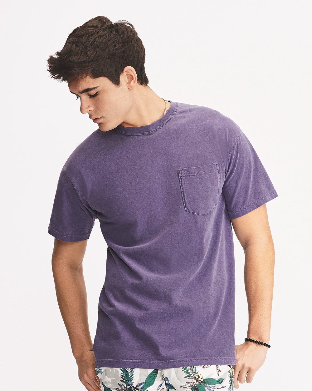 Vibrant Purple T-Shirt, Short-Sleeves, Cotton